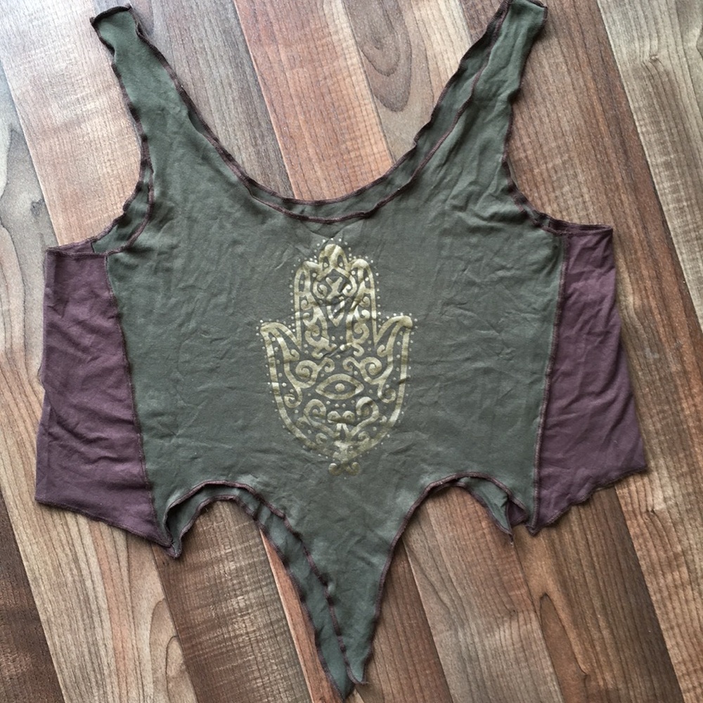 Women’s hippie yoga top
